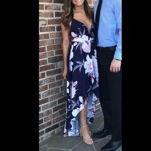 Boutique high low wedding guest dress